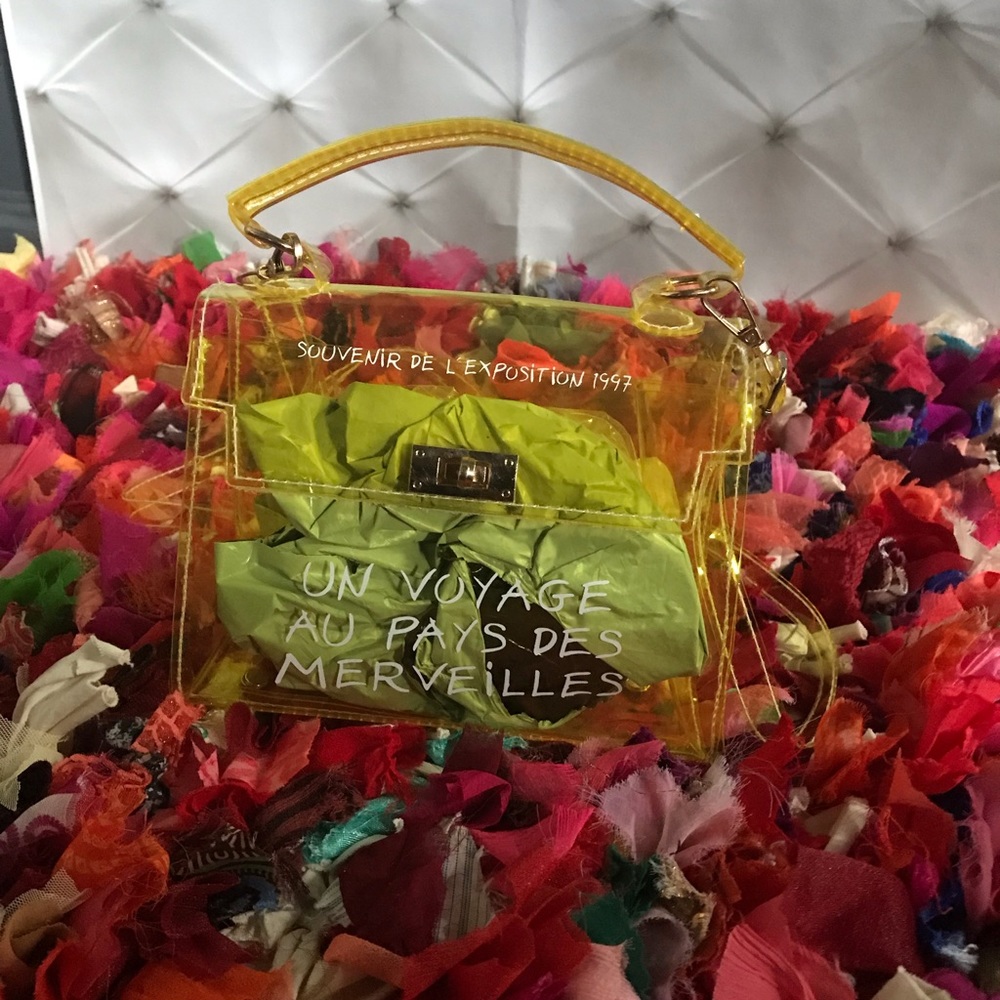 New Clear Transparent Shoulder Jelly Bag .